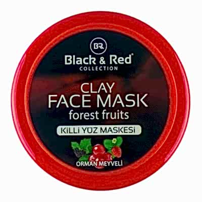BLACK RED YÜZ KİL MASKESİ 400ML. ORMAN MEYVELİ